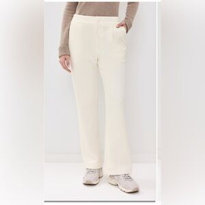 Varley Cream Straight Leg Pants